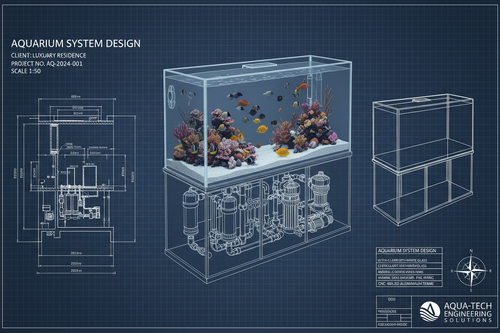 Custom Aquarium Design: Professional 3D Visualization & Engineering Pack