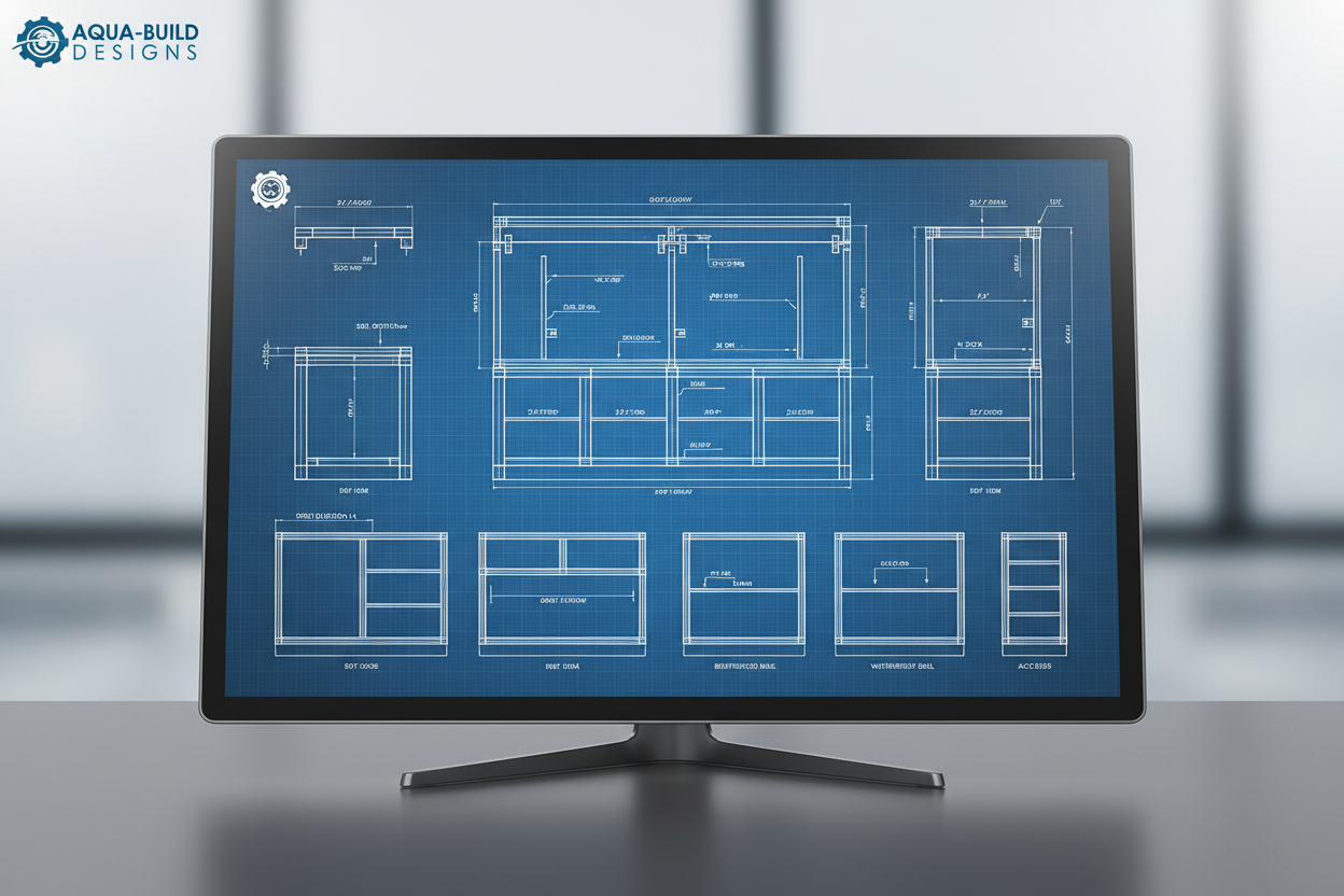 Custom Cabinetry & Stand Design: Structural Digital Templates